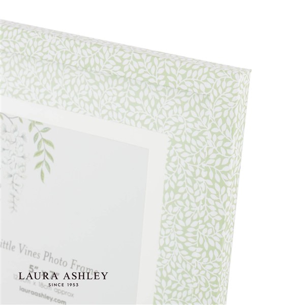 (image for) Laura Ashley Little Vines Photo Frame Green 5" x 7"